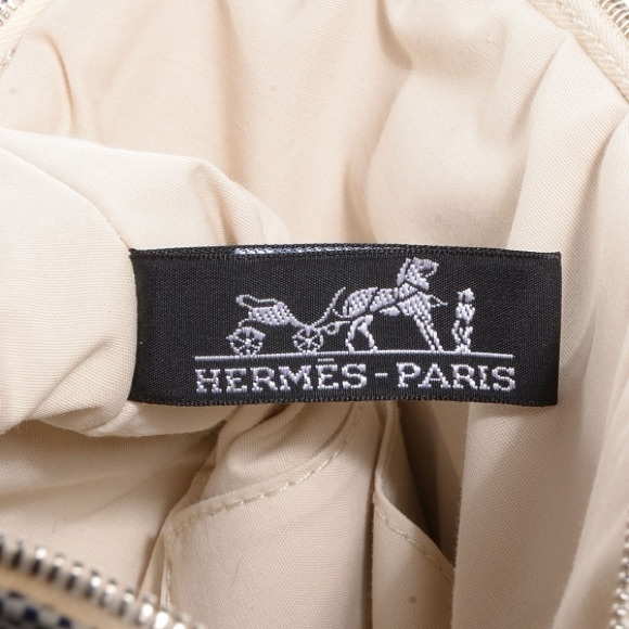 Hermes Rare Collectors Canvas Bolide Samarcande Toiletry Case MM Indigo Bleu - Picture 12 of 17